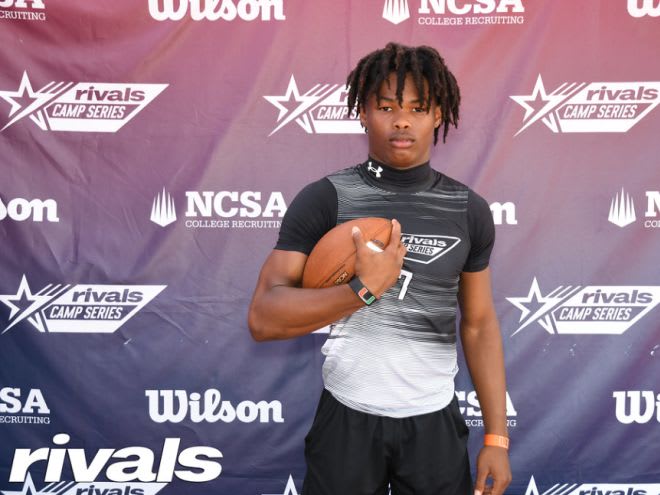 Florida 2024 four-star CB Ricky Knight at the Miami Rivals camp