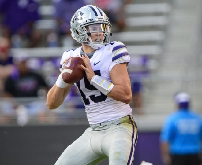 Kansas State Wildcats football quarterback Jaren Lewis Will Howard