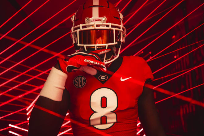 2022 EDGE CJ Madden included Georgia in his top five on Thursday. Image courtesy of Madden's Twitter