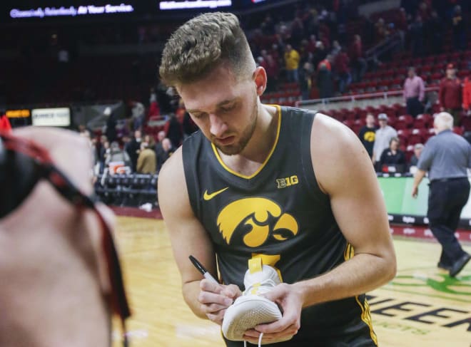 Will we get another shoe signing, this time in Iowa City? 