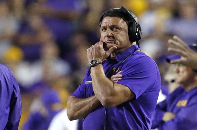 The interim tag is gone for Ed Orgeron.