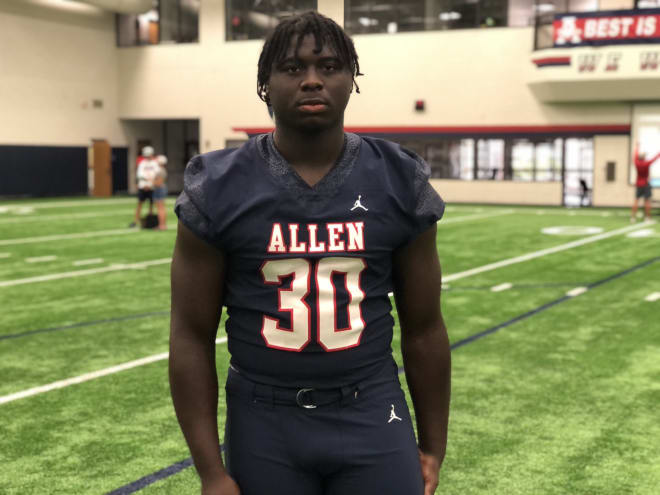Allen DL David Hicks, Jr. was recently named a 5-star prospect in the 2023 class.