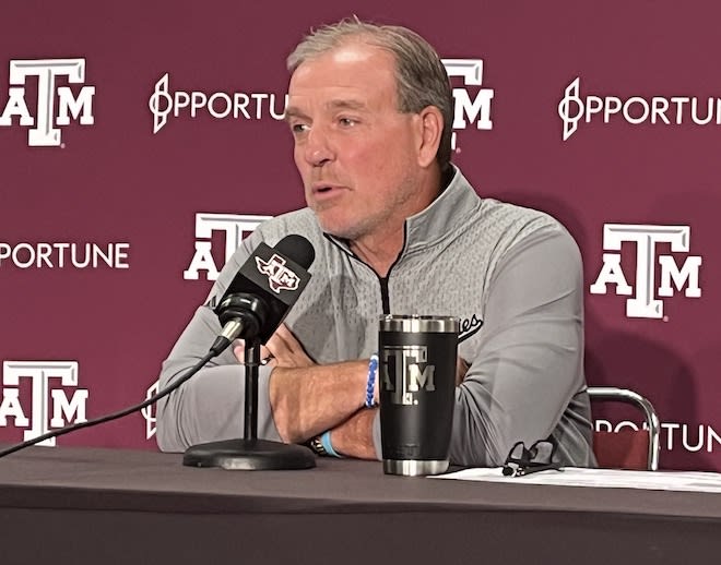 Fisher Meets The Media Before Season Opener - AggieYell: Texas A&M ...