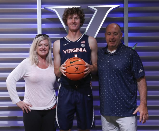 Four-star forward TJ Power really loved getting some time with Tony Bennett during the visit.