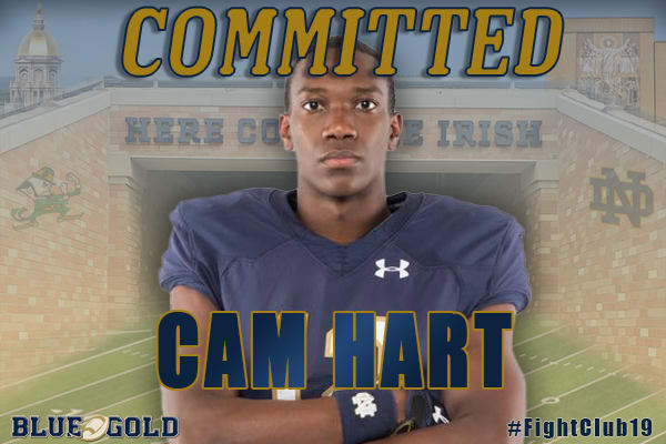 Notre Dame has landed a commitment from Maryland WR Cam Hart 
