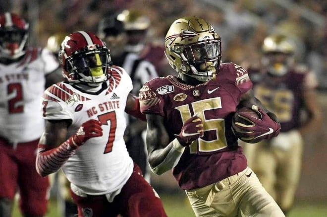 FSU WR Tamorrion Terry says he and his teammates can't wait to face 'defending champion' Clemson.