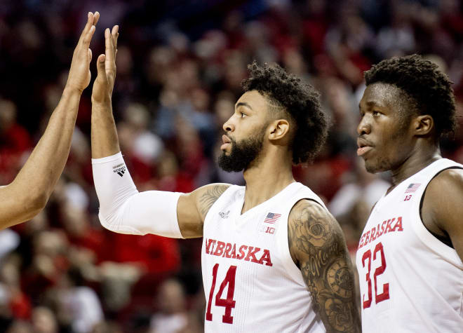 A 15-point edge at the free-throw line in the second half helped Nebraska hold off Wisconsin for 63-59 victory.