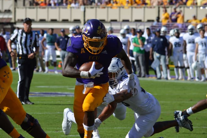 In addition to their passing game, ECU hopes to continue to develop their running attack against UCF on Saturday.