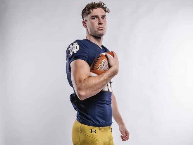 Australian punter James Rendell will make his college football debut for Notre Dame this season.