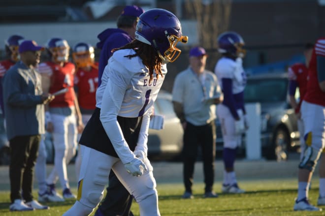 ECU continues to make progress as spring practice continued on Wednesday at Hight Field.