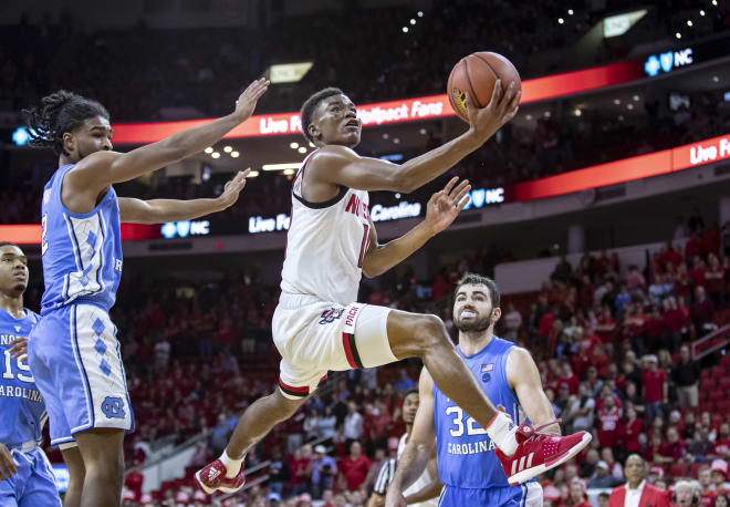 NC State junior point guard Markell Johnson and the Wolfpack play at North Carolina on Tuesday.