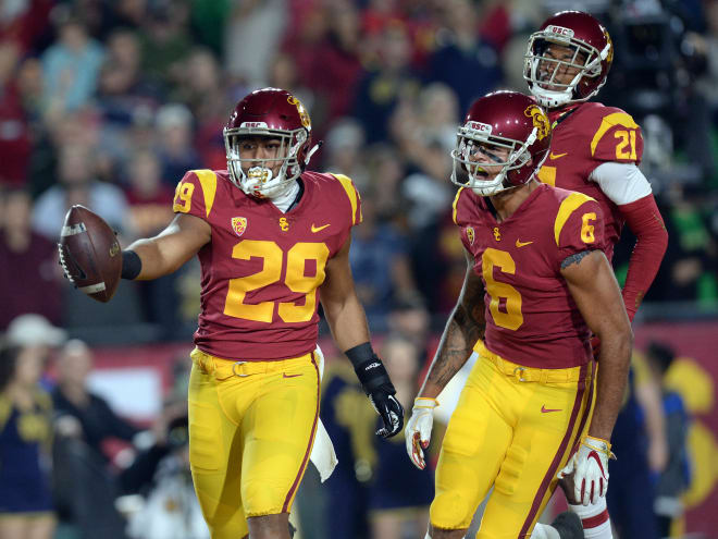 Vavae Malepeai rushed for 134 yards and a touchdown in USC's season opener.