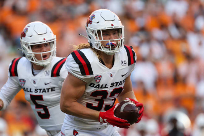Ball State RB Carson Steele expected to step in for Zach Charbonnet (USA Today Sports)