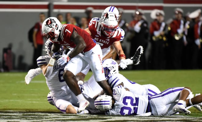 NC State Wolfpack football running back Zonovan Knight