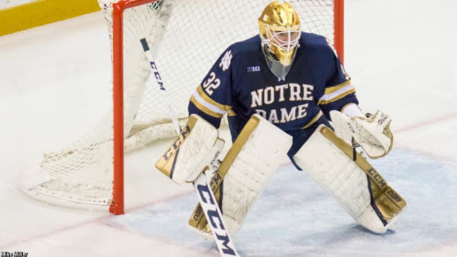 Sophomore Cale Morris has been a force in the net for No. 4-ranked Notre Dame.