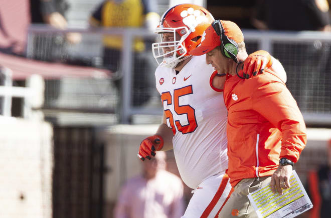 Bockhorst finished his Clemson career with 20 starts and over 1,700 snaps.