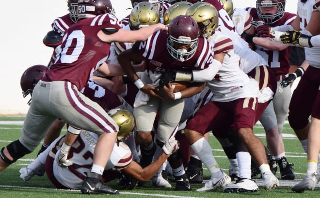 One of the main ball carriers for Salem this season from the fullback position will be Isaiah Barlow, who ran for 321 yards and 5 TD's on 55 carries a season ago