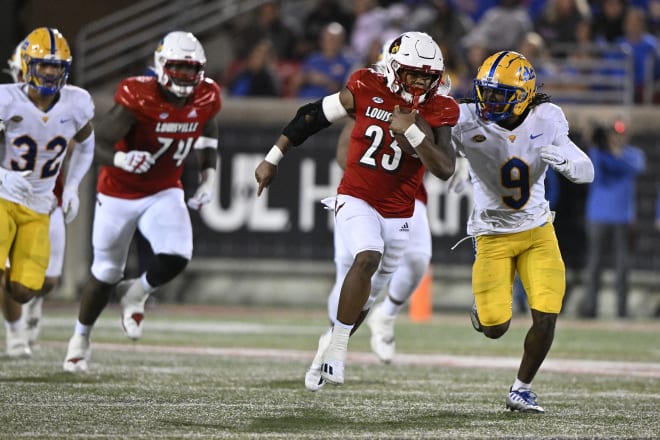 Cooley ran for 278 yards in his second season at Louisville 
