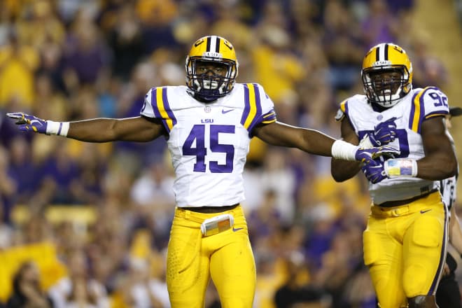 Linebacker Deion Jones impressed NFL scouts with his work Monday