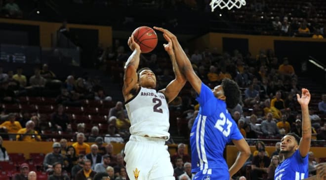 Senior guard Rob Edwards led ASU with high 23 points on 6-for-13 shooting from the field, 5-for-9 from three and a perfect 6-for-6 on free throws