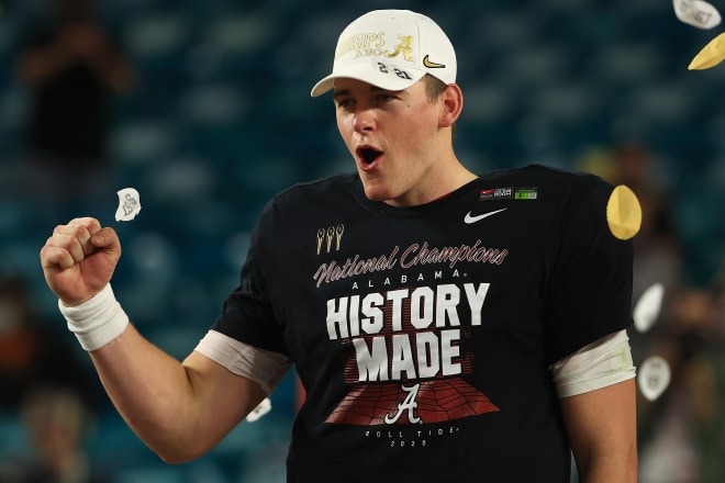 Alabama quarterback Mac Jones. Photo | Getty Images 