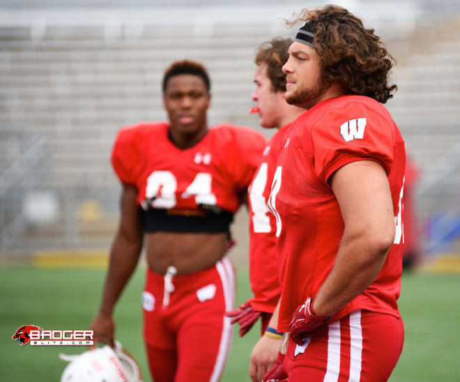 In photos: First double-day of fall camp for the Badgers - BadgerBlitz