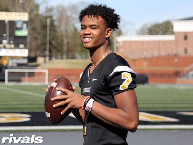 Georgia quarterback MJ Morris holds a Michigan offer. 