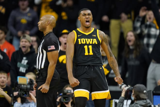 Tony Perkins had 16 points for the Hawkeyes in the loss.