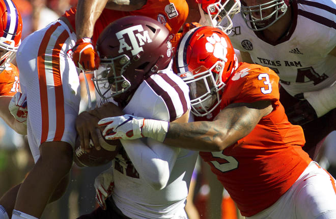 A&M scored its one and only touchdown versus Clemson with six seconds to go.