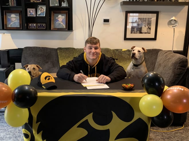 Four-star offensive lineman Beau Stephens makes the move to Iowa City on June 12.