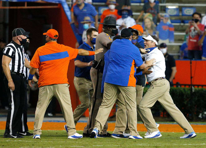 Florida coach Dan Mullen 