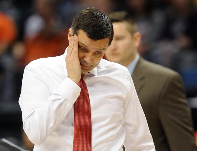 If Nebraska were to make a coaching change in basketball, it would cost Nebraska $3.287 million to pay off Tim Miles and his three assistant coaches. 