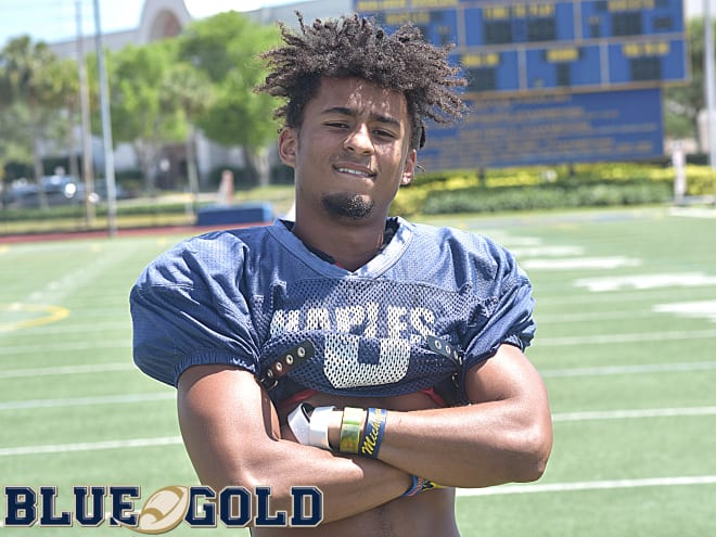 Notre Dame Fighting Irish football commit and four-star cornerback Devin Moore