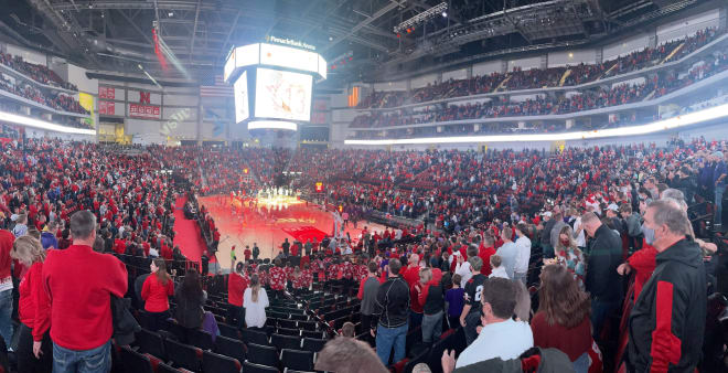 A solid crowd turned out for Nebraska's game on Sunday vs. Kansas State. 