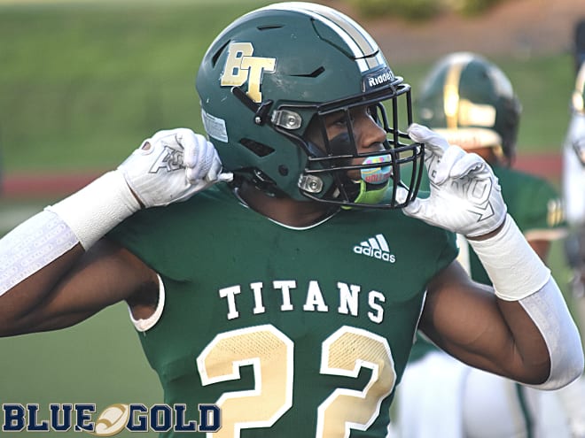 Notre Dame Fighting Irish football recruiting target and four-star running back Justice Haynes