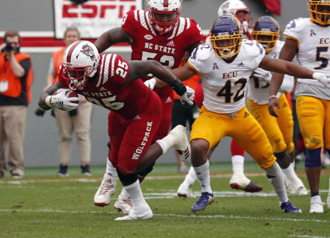 Reggie Gallaspy and North Carolina State made easy work of ECU on Saturday in a 58-3 win in Carter-Finley Stadium.
