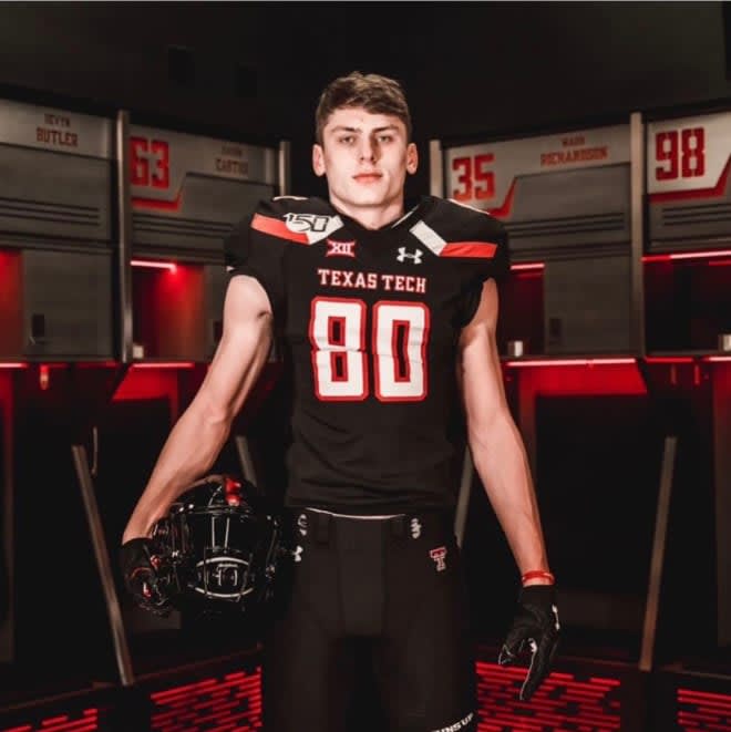 Klein TE Mason Tharp remains 100-percent committed to the Red Raiders