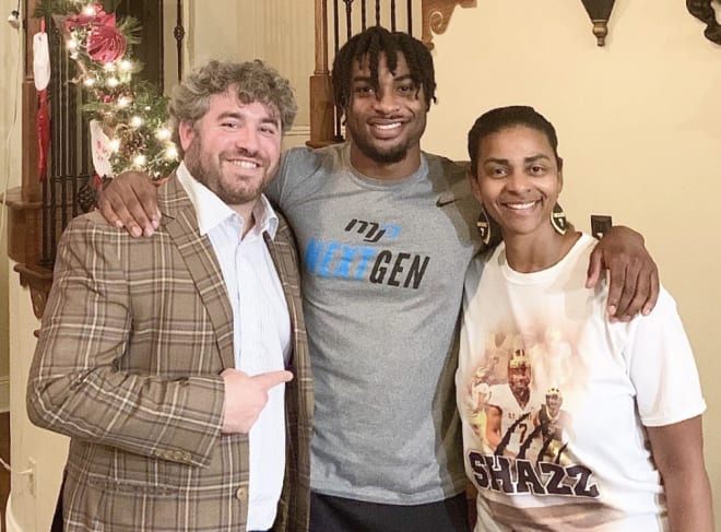 Pete Golding visited Shazz Preston and his family on Monday