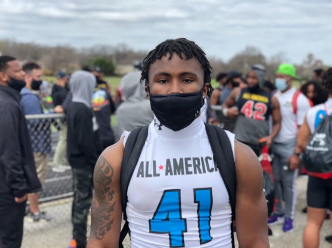 Bryson Donnell at UA All America camp