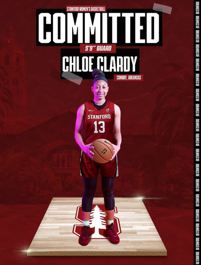 Stanford Women's Basketball 2023 4star guard Chloe Clardy commits to