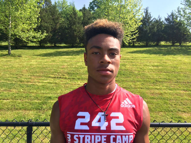 Toomer at the Rivals 3 Stripe Camp in Nashville