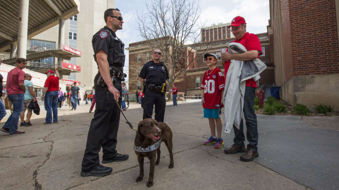 Multiple different law enforcement agencies are also heavily involved on game days in Lincoln. 