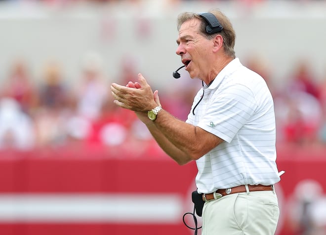 Alabama Crimson TIde head coach Nick Saban. Photo | Getty Images 