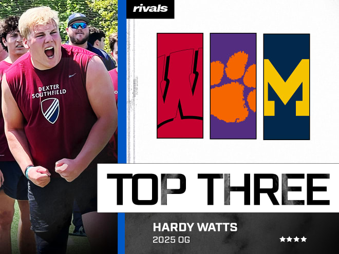 Class of 2025 four-star offensive guard Hardy Watts narrows list to three schools