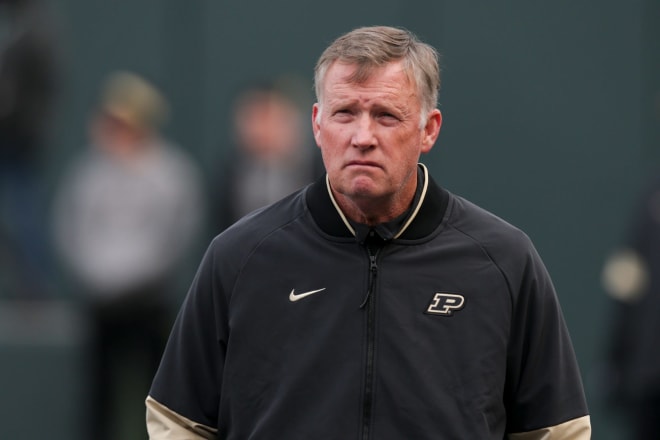 Brad Lambert was Purdue's defensive coordinator/linebackers coach this past season. 