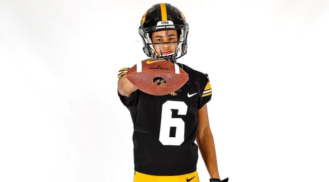 Wide receiver Keagan Johnson is the latest commit for the Iowa Hawkeyes.