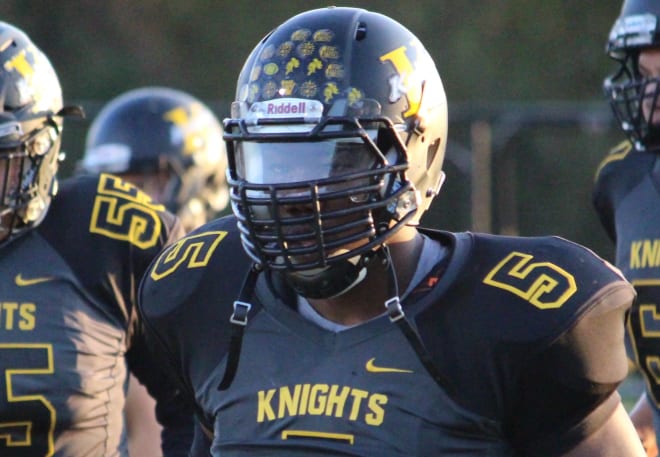 DE/LB Kemari Copeland already has the Knights on his chest ... what will be next?