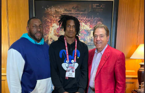 Rivals100 WR Jalen Hale visited Alabama on Saturday. 