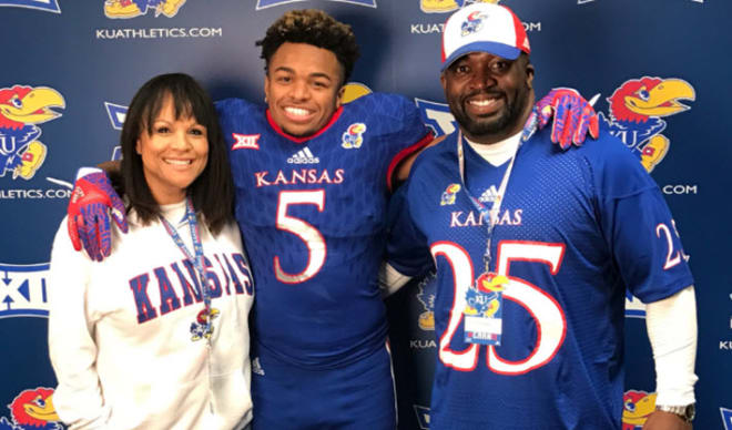 The Williams family took their last visit to Kansas before signing day