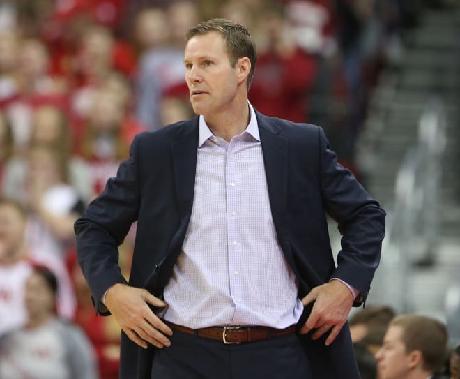 Nebraska basketball head coach Fred Hoiberg. 